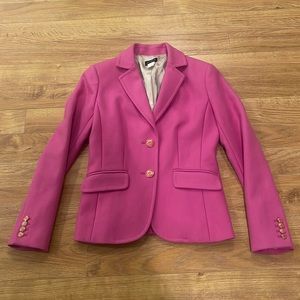 J crew 100% wool pink blazer- worn 0nce